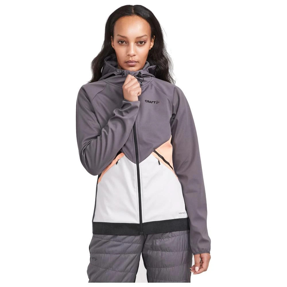 Veste Nordique Craft Glide Hood Jkt W Granite Ash 3 Veste Nordique Craft Glide Hood Jkt W Granite Ash – Image 3