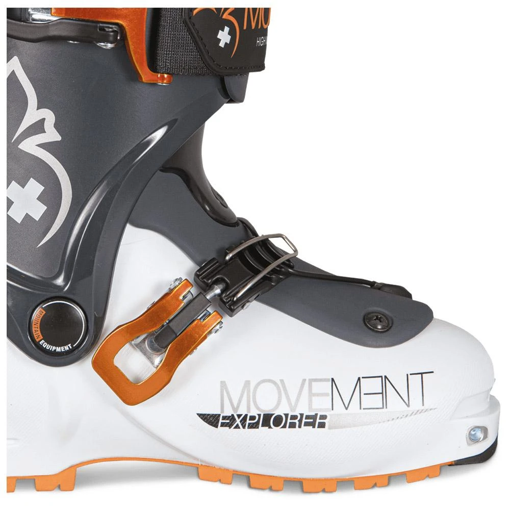 Chaussures De Ski Randonnée Movement Explorer Junior Ultralon White Grey Orange 2 Chaussures De Ski Randonnée Movement Explorer Junior Ultralon White Grey Orange – Image 2