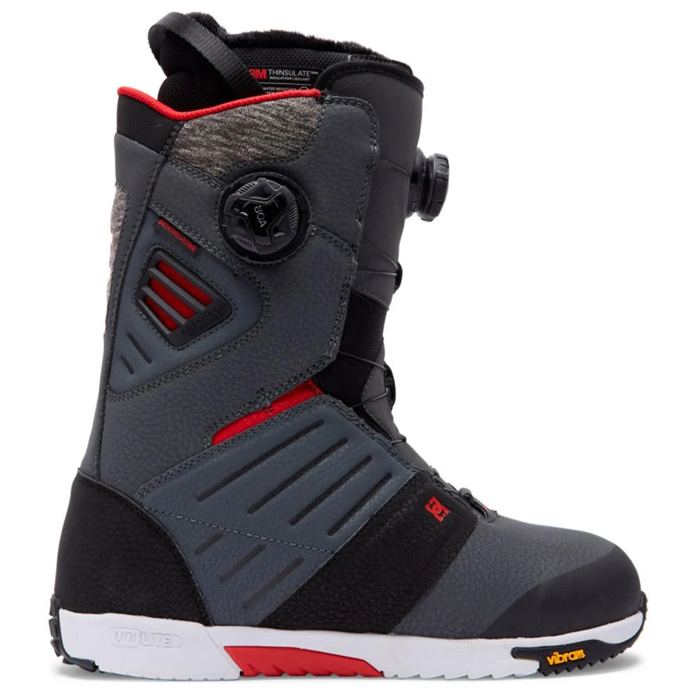 Boots DC Judge Grey Black Red 1 Boots DC Judge Grey Black Red