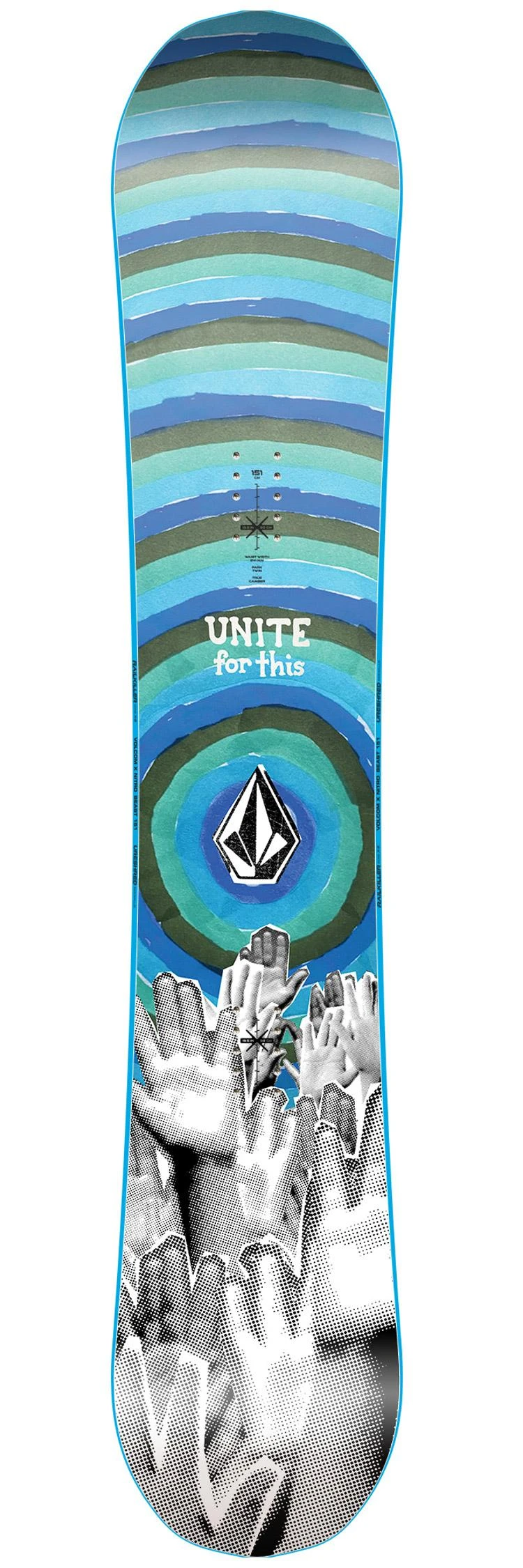 Planche Snowboard Nitro Beast X Volcom 1 Planche Snowboard Nitro Beast X Volcom