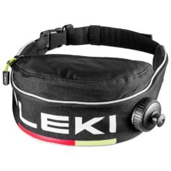 Porte-Gourde Leki Drinkbelt Thermo Black Bright Red Neon Yellow
