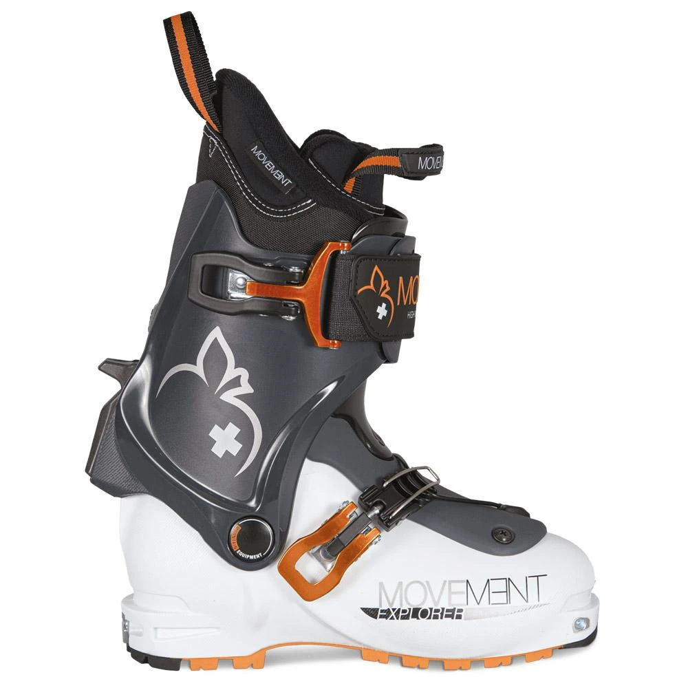 Chaussures De Ski Randonnée Movement Explorer Junior Ultralon White Grey Orange 1 Chaussures De Ski Randonnée Movement Explorer Junior Ultralon White Grey Orange