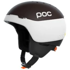 Casque Poc Meninx Rs Mips Hydrogen White Axinite Brown Matt
