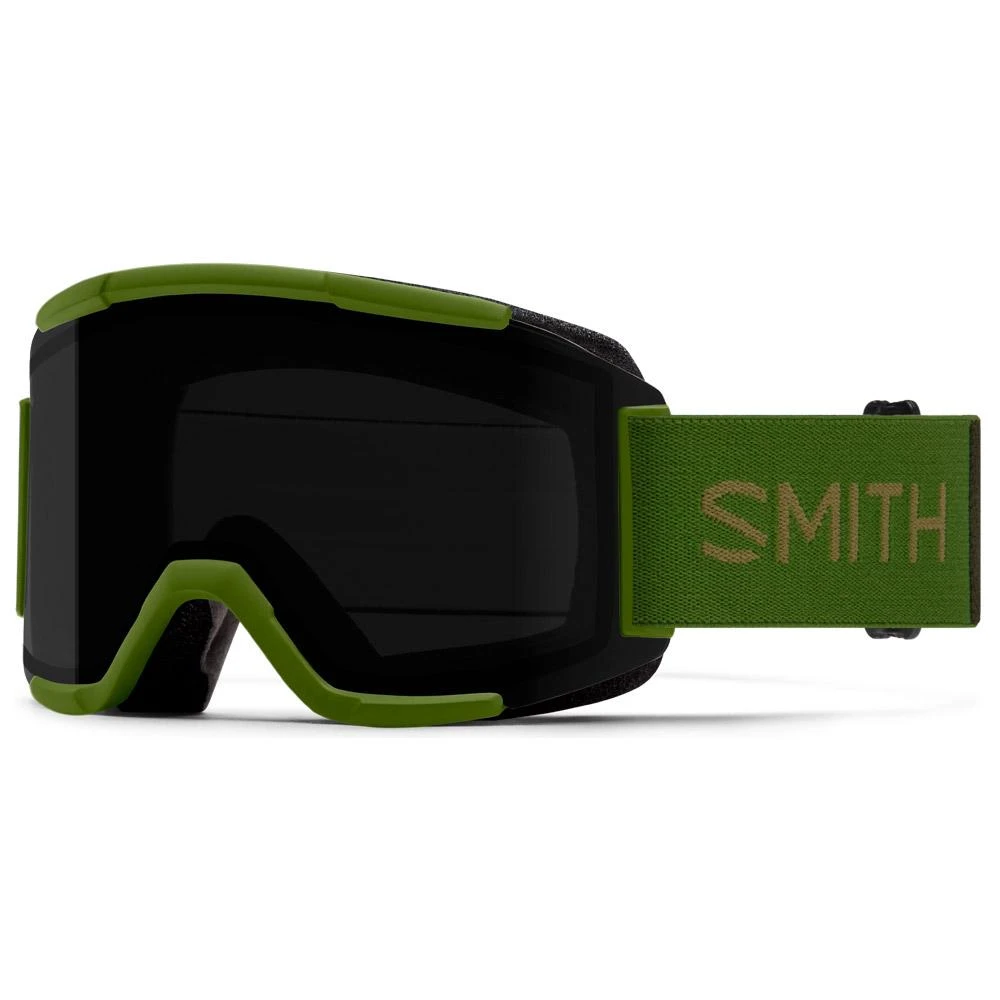 Masque De Ski Smith Squad Olive Chromapop Sun Black + Clear 1 Masque De Ski Smith Squad Olive Chromapop Sun Black + Clear